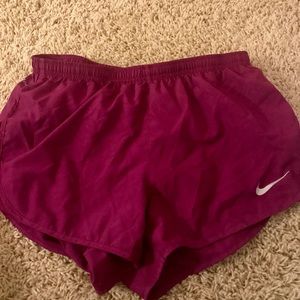 magenta nike shorts